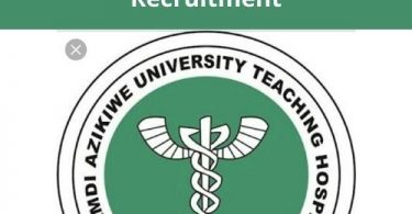 Nnamdi Azikiwe University teaching hospital Internship Recruitment