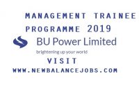 Management Trainee Programme 2019