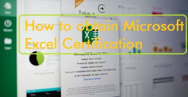 How to obtain Microsoft Excel Certification