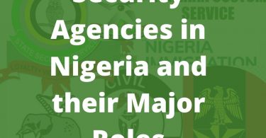 Security Agencies in Nigeria