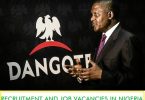 dangote group recruitment 2020