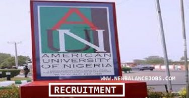 American University of Nigeria Recruitment