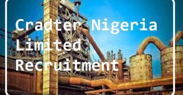 Cradter Nigeria Limited Recruitment