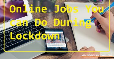 Online Jobs during Lockdown