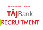 TAJ Bank Recruitment