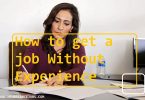 get a job without Experience