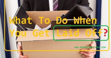 What to do when you get Laid Off