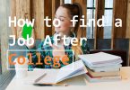 how to find a job after college