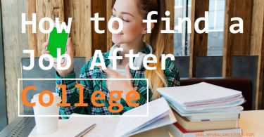 how to find a job after college