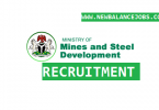 Federal Ministry of Mines and Steel Development Job Recruitment