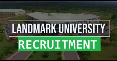 Landmark University recruitment