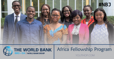 World Bank Group Africa Fellowship program
