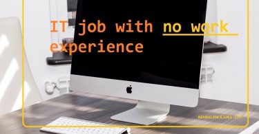 IT job with no work experience