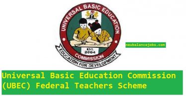 Universal Basic Education Commission (UBEC) Federal Teachers Scheme
