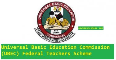 Universal Basic Education Commission (UBEC) Federal Teachers Scheme