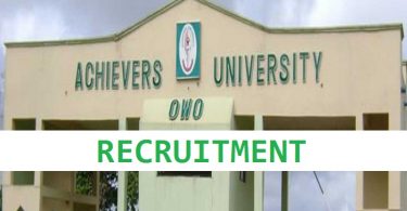 Achievers University recruitment