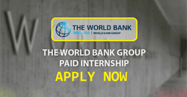 World Bank Group Paid Internship 2020