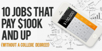 Jobs that pay 100k a year without a degree 1