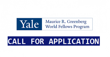 Yale Greenberg world fellows program