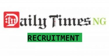 Daily Times of Nigeria Plc recruitment