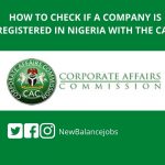 How to check if a company is registered in Nigeria with the CAC