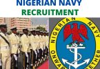 Nigerian navy DSSC Recruitment