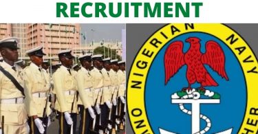 Nigerian navy DSSC Recruitment