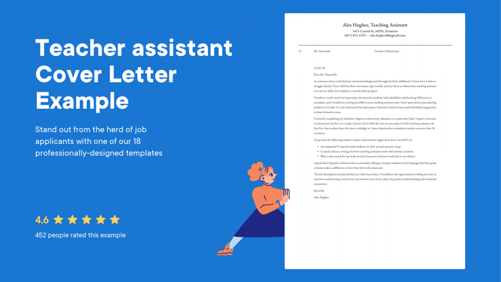 Teaching Assistant Cover Letter