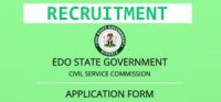 Edo State Civil Service Commission Recruitment