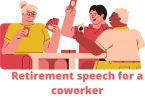 Retirement speech for a coworker