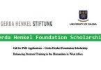 Gerda Henkel Foundation Scholarship
