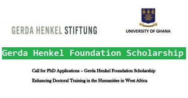 Gerda Henkel Foundation Scholarship