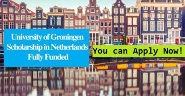 University Medical Center Groningen Scholarship