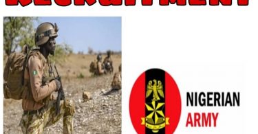 Nigerian Army Recruitment 2021[year] [Tradesnon-tradesmen and women]