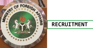 Ministry of Foreign Affairs Recruitment