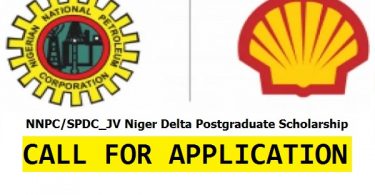 NNPC/SPDC_JV Niger Delta Postgraduate Scholarship