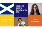 International students are invited for Scotland’s Saltire Scholarships for Postgraduate Students 2021.