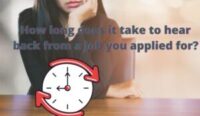 How long does it take to hear back from a job you applied for?