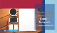 Employment Verification Letter - Template