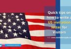 how to write a US invitation letter for Visitors