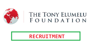 Tony Elumelu Foundation recruitment