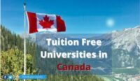 Best 20 Tuition Free Universities in Canada