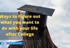 Ways to Figure out what you want to do with your life after College