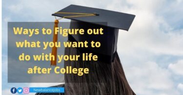 Ways to Figure out what you want to do with your life after College