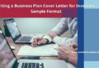 Writing a Business Plan Cover Letter for Investors - Sample Format