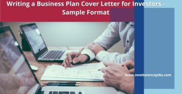 Writing a Business Plan Cover Letter for Investors - Sample Format