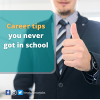 Career tips you never got in school
