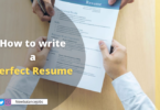 How to write a perfect Resume