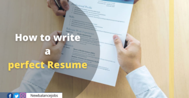 How to write a perfect Resume