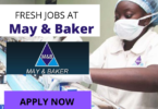 May & Baker Nigeria Plc Recruitment